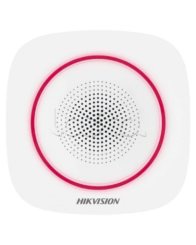 Беспроводной внутренний SIP-оповещатель Hikvision AX PRO DS-PS1-II-WE(RU) (Red Indicator) в Благовещенске Оповещатели Pintop.ru