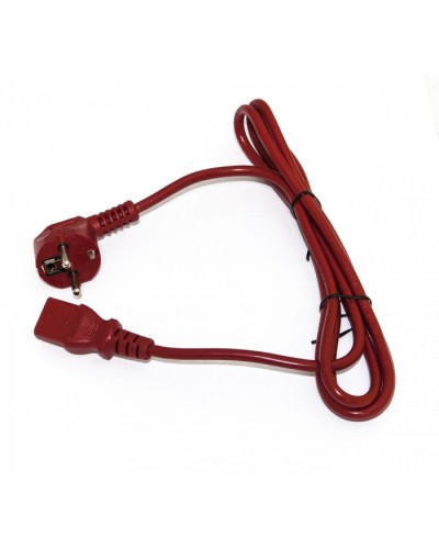 Кабель питания компьютера Hyperline PWC-IEC13-SHM-5.0-RD в Благовещенске Патч-корды и пигтейлы Pintop.ru