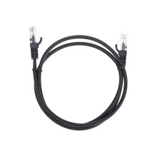 Патч-корд U/UTP, CAT 5e, RJ45-RJ45, 26AWG, LSZH, черный, 1м REXANT 02-0102-1