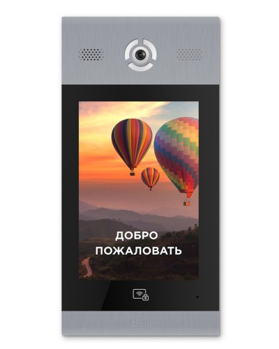 Видеопанель вызывная BAS-IP AA-14FB SILVER в Благовещенске Вызывные видеопанели малоабонентные Pintop.ru