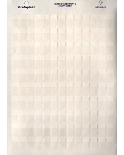 Табличка маркировочная 20х10мм. Полиэстер. Белая DKC (SITFP1020W) в Благовещенске Аксессуары для лотков Pintop.ru