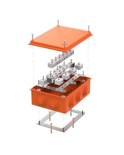 Коробка огнест. для о/п 40-0320-FR10.0-28 Е15-Е120 RAL2004 200х150х75 (5 шт/кор) Промрукав (40-0320-FR10.0-28) в Благовещенске Распределительные коробки Pintop.ru