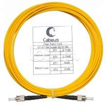 Шнур оптический simplex ST-ST 9/125 sm 10м LSZH Cabeus FOP(s)-9-ST-ST-10m