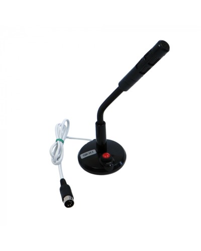 Микрофон диспетчера (разъем 5 вилка) Кристалл СДК-34.5(S/RS) в Благовещенске Дополнительное оборудование для ОПС Pintop.ru