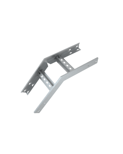 Угол лестничный вертикальный внешний 45 гр. 100х300х1,5 мм Быстрый монтаж HD КМ-Профиль (LVLS45-100-300-1.5 HD) в Благовещенске Аксессуары для лотков Pintop.ru