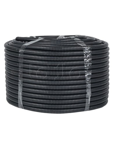 Труба гофр. негорючая безгалогеновая FRHF с протяжкой d16 мм (100 м) черная EKF-Plast (FRHF-16) в Благовещенске Труба гофрированная Pintop.ru