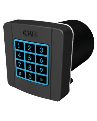 Клавиатура кодонаборная накладная, 12 кнопок, синяя подсветка Came 806SL-0150 в Благовещенске Запчасти для шлагбаумов и автоматики Pintop.ru
