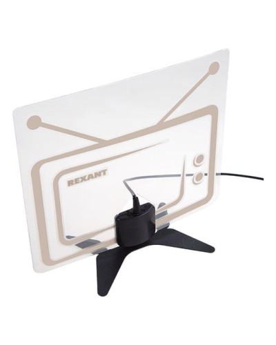 Антенна комнатная «Активная» для цифрового телевидения DVB-T2, Ag-717 REXANT 34-0717 в Благовещенске Системы видеонаблюдения Pintop.ru