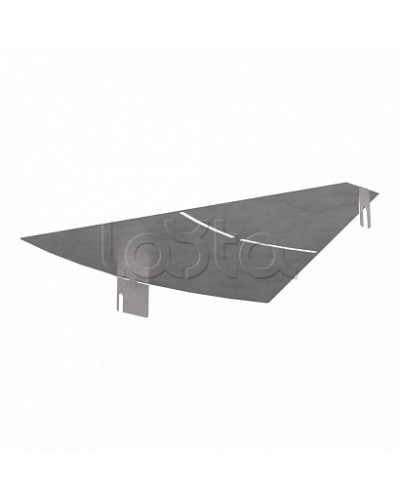 Крышка угла горизонтального изменяемого 0-45 градусов Стандарт 500 Промрукав (PR16.1009) в Благовещенске Аксессуары для кабель-канала Pintop.ru