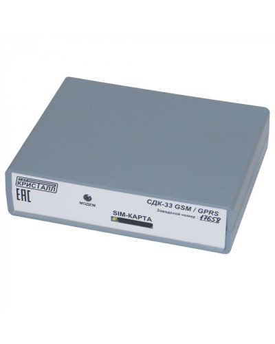 Блок сопряжения Кристалл СДК-33 GSM/GPRS в Благовещенске Дополнительное оборудование для ОПС Pintop.ru