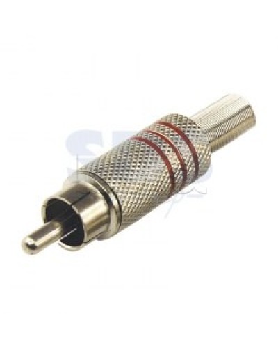 Разъем штекер RCA Металл под винт Черные/Красные (100шт/уп) REXANT 14-0410 в Благовещенске Коннекторы Pintop.ru