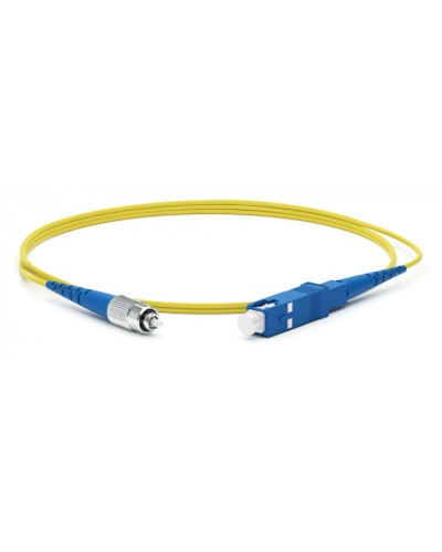 Патч-корд волоконно-оптический Hyperline FC-S2-9-FC/UR-SC/UR-H-20M-LSZH-YL в Благовещенске Патч-корды оптические Pintop.ru