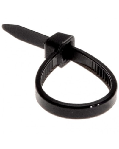 Хомут-стяжка нейлоновый 2.5х100 мм чёрный (100шт/уп) REXANT 07-0101 в Благовещенске Стяжки-хомуты Pintop.ru