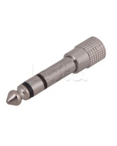 Переходник штекер 6.3мм стерео - гнездо 3.5мм стерео (металл) (50шт/уп) REXANT 14-0205 в Благовещенске Коннекторы Pintop.ru