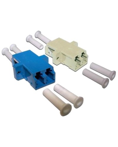 Адаптер оптический LANMASTER LC, MM, корпус SC без фланцев, дуплексный LANMASTER LAN-2LCS/NF-AM-MM в Благовещенске Коммутационные изделия Pintop.ru