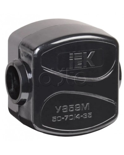 Зажим кабельный ответвительный У-859М (50-70/4-35мм2) IP20 IEK (UKZ-ZO-859M) в Благовещенске Клеммные колодки Pintop.ru