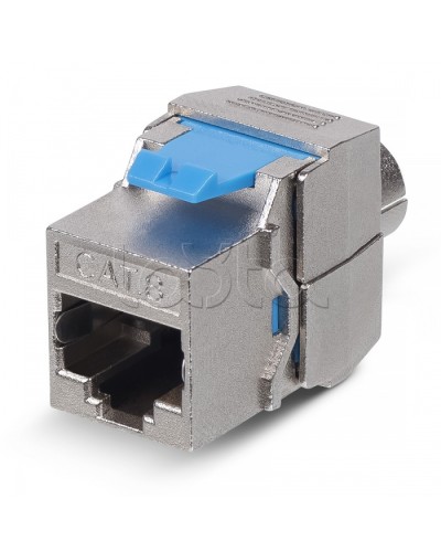 Вставка Keystone Jack RJ-45(8P8C) Cabeus KJ-RJ45-Cat.8-SH-180-Toolless в Благовещенске Модули Keystone Pintop.ru