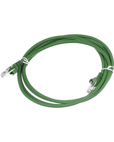 Патч-корд RJ45 - RJ45, 4 пары, UTP, категория 6, 2 м, зеленый, LSZH LANMASTER LAN-PC45/U6-2.0-GN в Благовещенске Патч-корды и пигтейлы Pintop.ru