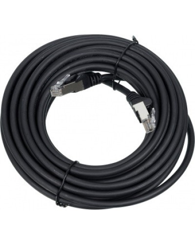 Патч-корд LSZH FTP кат.6A, 10 м, черный LANMASTER LAN-PC45/S6A-10-BK в Благовещенске Патч-корды и пигтейлы Pintop.ru