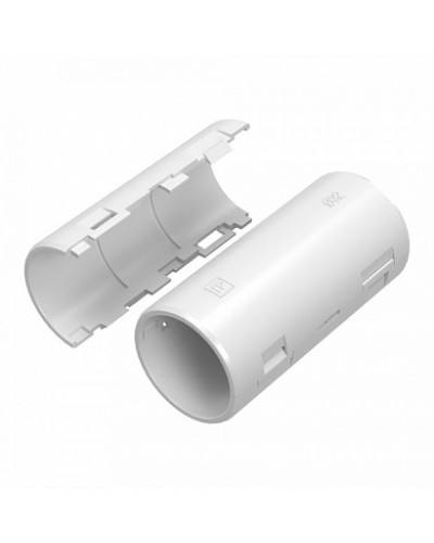 Муфта разборная d32 мм белая (36шт/360шт уп/кор) Промрукав (PR13.0420) в Благовещенске Повороты, муфты, тройники Pintop.ru