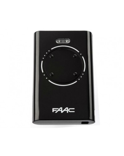 Брелок-передатчик 4-канальный Faac 7870101 (черный) в Благовещенске Устройства радиоуправления для шлагбаумов и автоматики Pintop.ru