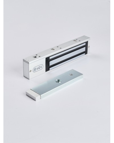 R-Lock RL-EM280-LSS - Электромагнитный замкок, 280кг, DC12/24B, цвет серебристый сатинированный алюминий RAL 7047, два датчика втроены в корпус замка: датчик Холла и магнито-контактный датчик в Благовещенске Электромагнитные замки Pintop.ru