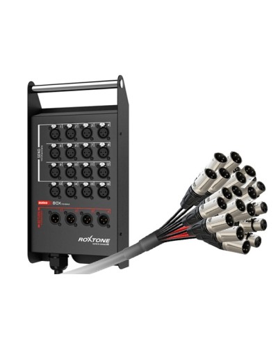 Кабель многожильный со сценической коробкой, с разъемами Roxtone+Neutrik ROXTONE STBN1604L35 в Благовещенске Аксессуары для СОУЭ Pintop.ru