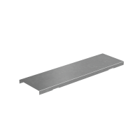 Крышка на вертикальный Т-ответвитель переходник 100-500 мм с разворотом трассы на 90 гр. "ПЛЮС" (нижняя часть больше исходной) КМ-Профиль (KTDPVplus90-100-500)