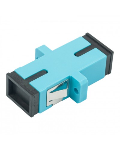 Адаптер оптический проходной SC-SC, OM3, симплекс (simplex), бирюзовый Datarex DR-540023 в Благовещенске Коммутационные изделия Pintop.ru