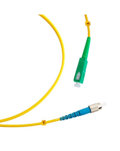 Шнур оптический simplex SC/APC-FC/UPC 9/125 sm 3м LSZH Cabeus FOP(s)-9-SC/APC-FC/UPC-3m в Благовещенске Патч-корды оптические Pintop.ru