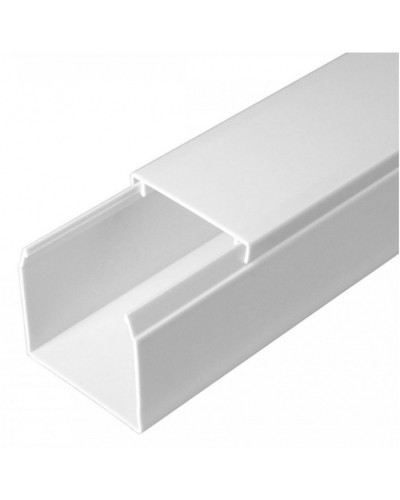 Кабель-канал белый 2-й замок в п/э 40х40 (24 м/уп) Промрукав (PR03.0054) в Благовещенске Кабель-канал Pintop.ru