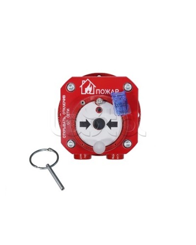 Извещатель пожарный ручной взрывозащищенный Спектрон-512-Exd-Н-ИПР-А-Modbus в Благовещенске Пожарные извещатели (Ex) Pintop.ru