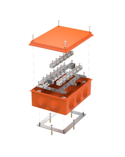 Коробка огнест. для о/п 40-0320-FR2.5-40 Е15-Е120 RAL2004 200х150х75 (5 шт/кор) Промрукав (40-0320-FR2.5-40) в Благовещенске Распределительные коробки Pintop.ru