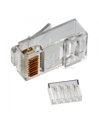 Коннектор RJ-45 кат.6, универсальный, со вставкой Cabeus 8P8C-C6-TWP в Благовещенске Коннекторы и разъемы Pintop.ru