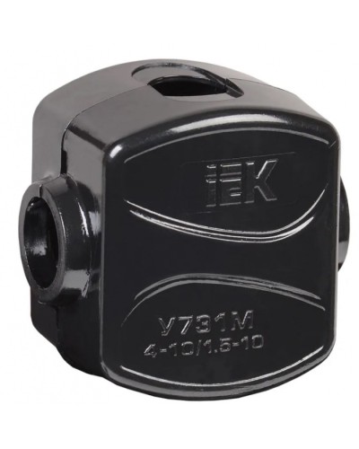 Зажим кабельный ответвительный У-731М (4-10/1,5-10мм2) IP20 IEK (UKZ-ZO-731M) в Благовещенске Клеммные колодки Pintop.ru