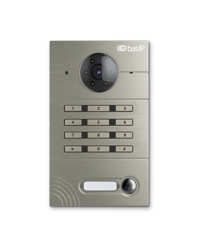 Панель вызывная BAS-IP AV-01KD GREY в Благовещенске Вызывные видеопанели малоабонентные Pintop.ru