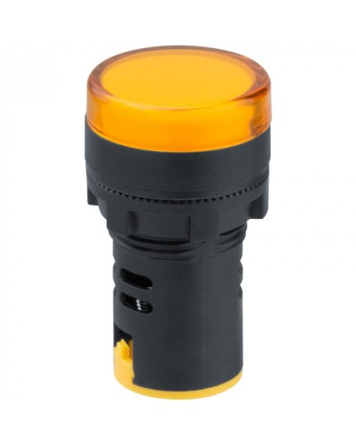 Лампа индикаторная Navigator 82 806 NBI-I-AD22-24-Y желтая d22мм 24В AC/DC в Благовещенске Источники света(Лампы) Pintop.ru