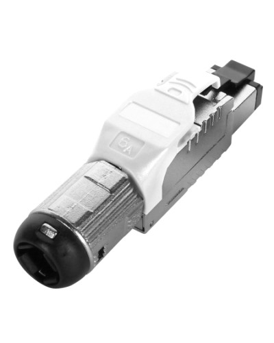 Разъем полевой оконцовки RJ-45 Hyperline (PLUE-8P8C-S-C6A-SH-WH) в Благовещенске Патч-корды и пигтейлы Pintop.ru