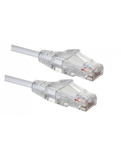 Коммутационный шнур категории 6 SLIM LINE, U/UTP, LSZH, T568B, 5 м, белый Eurolan (21S-U6-05WT) в Благовещенске Патчкорды (медные) Pintop.ru
