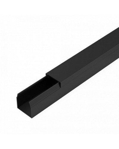 Кабель-канал черный 2-й замок в п/э 16х16 мм (84 м/уп) Промрукав (PR03.0210) в Благовещенске Кабель-канал Pintop.ru