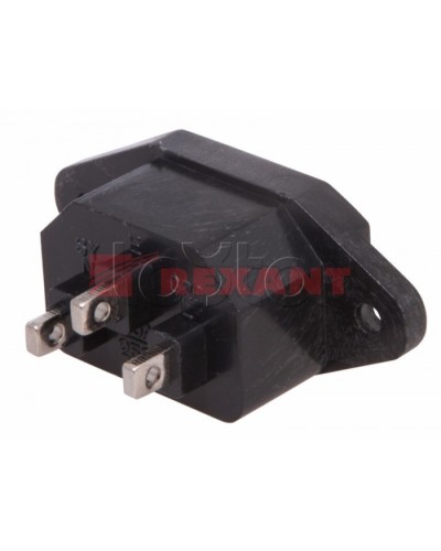 Гнездо сетевое на корпус (25шт/уп) REXANT 11-0001 в Благовещенске Коннекторы Pintop.ru