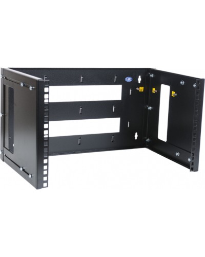 Кронштейн телекоммуникационный настенный 3U ЦМО КНО-М-3U-9005 в Благовещенске Кронштейны для сетевого оборудования Pintop.ru