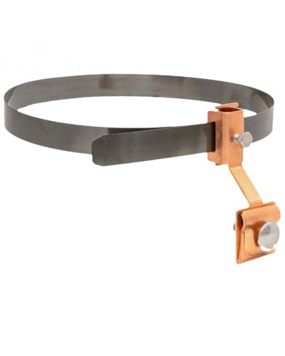 Держатель для труб универсальный D=(0-200)мм Cu и полоса нерж. cталь EKF PROxima (lp-33220-cu) в Благовещенске Электротехническое оборудование Pintop.ru