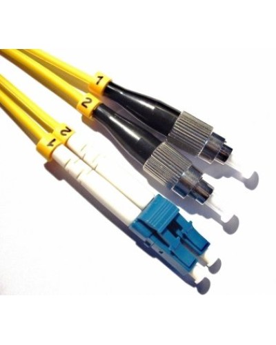 Патч-корд оптический, PVC, дуплексный, LC/UPC-FC/UPC, SM OS2, 2.0 м TWT (TWT-2LC-2FC/SU-2.0) в Благовещенске Патч-корды оптические Pintop.ru