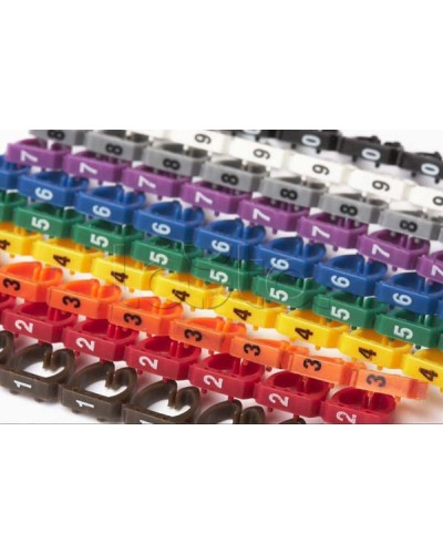 Маркеры (клипсы) на кабель, защелкивающиеся D 4-5.5мм, 0-9, 10 цветов (100 шт)Маркеры (клипсы) на кабель, защелкивающиеся D 4-5.5мм, 0-9, 10 цветов (100 шт) Hyperline (MA-55-R) в Благовещенске Держатели, клипсы, скобы Pintop.ru