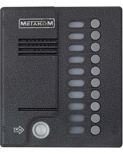 Блок вызова домофона Метаком МК10.2-ТМ4Е в Благовещенске Блоки вызова многоабонентные Pintop.ru