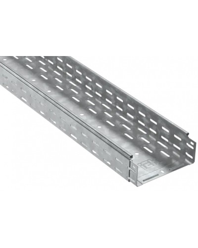 ESCA Лоток перфорированный 80х300х3000-1,0 HDZ IEK (CLP10-080-300-100-3-M-HDZ) в Благовещенске Кабельные лотки Pintop.ru