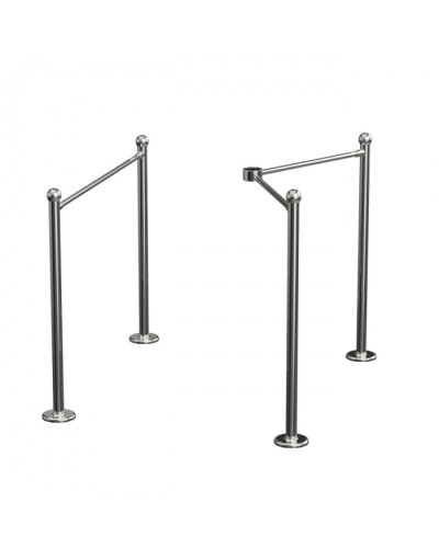 Ограждение прямое Ростов-Дон ОП-Р (Хром) в Благовещенске Ограждения Pintop.ru