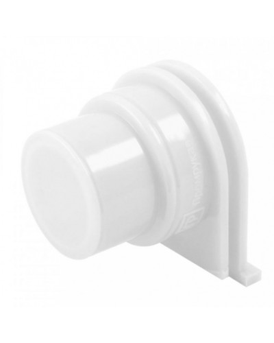 Переходник универсальный на гофрированную трубу белый (50шт/1000шт уп/кор) Промрукав (PR13.0321) в Благовещенске Аксессуары для кабель-канала Pintop.ru