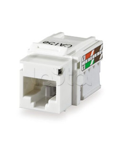 RJ-45 Модуль инф.розетки 110/Krone 5e кат.,бел. CL-0006 Экопласт (87545) в Благовещенске Кроссовое оборудование тип Krone Pintop.ru